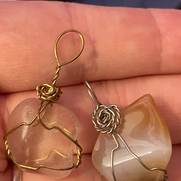 Two Handmade Stone Pendants - Picture 5 of 5